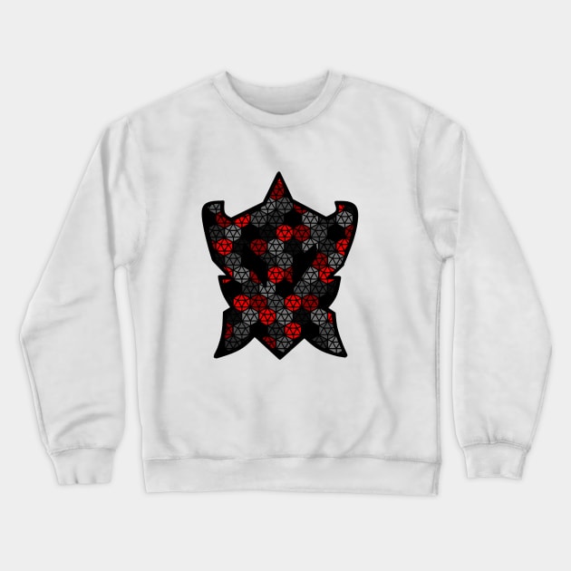 Dragons of Tarkir - D20 pattern grey Crewneck Sweatshirt by Ooze Blues